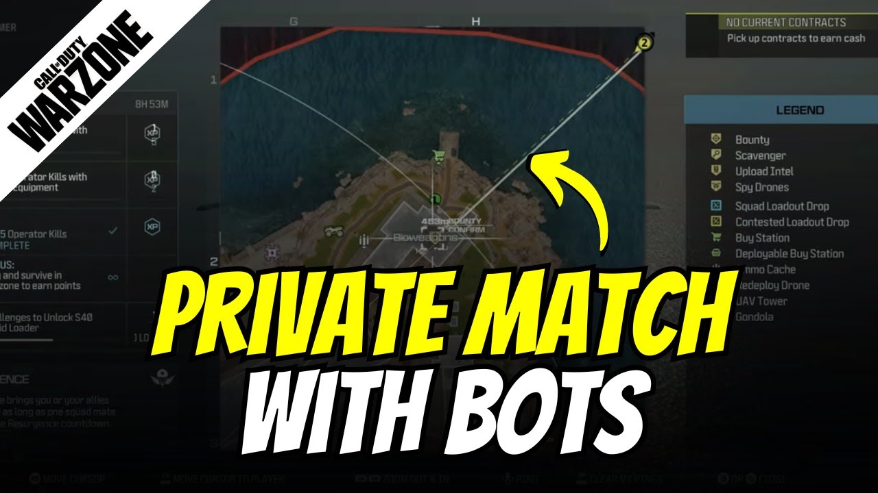 How to Make a Private Match With Bots in Warzone