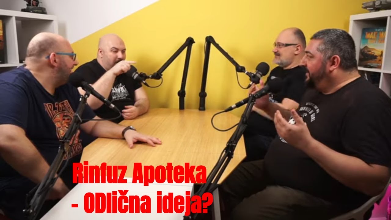 ZA&Scaron;TO o Srbima treba KRIŽANAC  između Apoteke i RINFUZA? Buckast Podkast Zalogaj