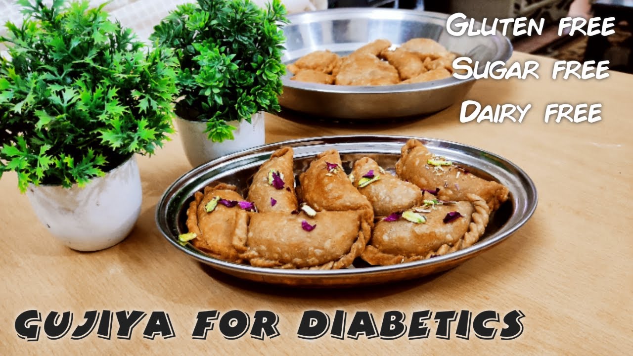 Gujiya for Diabetics|Gluten free Sugar free Dairy free Gujiya Recipe