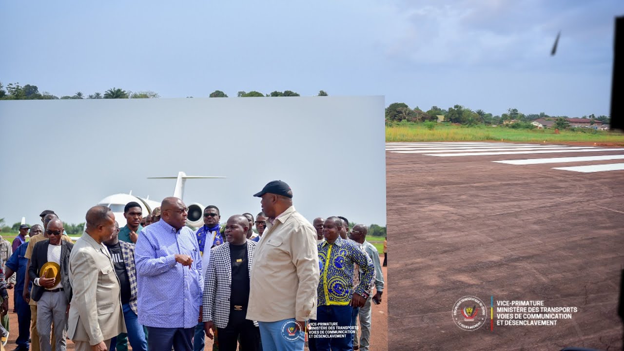 🛑LES AÉROPORTS DE MBANDAKA ETDE GEMENA,BALISÉS 20ANS APRÈS/ CONFORMÉMENT AUXSTANDARDS INTERNATIONAUX