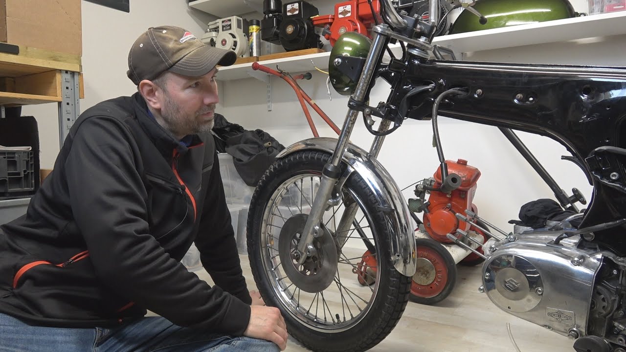 Moped Suzuki K50 DZ  - Renovering och sammansättning - Del 3