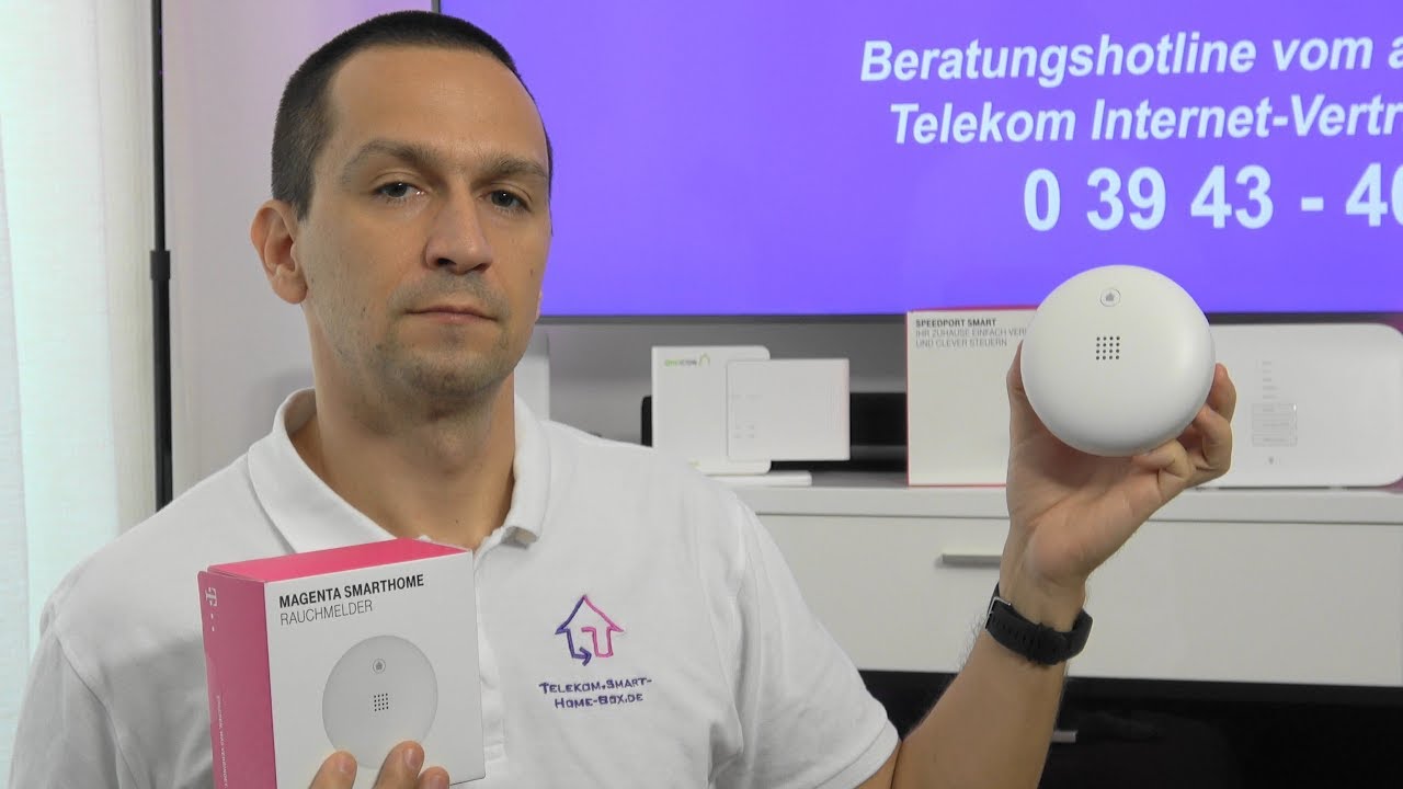 Telekom Magenta SmartHome Rauchmelder (für Qivicon Base)