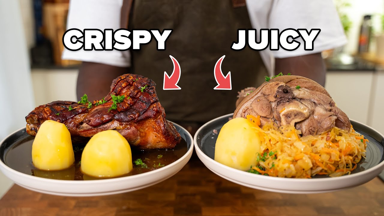 Classic German Pork Knuckles Two Ways: Schweinshaxe & Eisbein