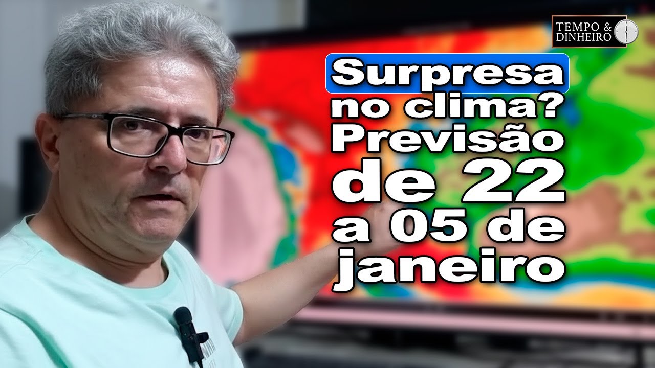 Clima surpreende no fim do ano: previs&atilde;o detalhada de 22/12 a 05/01