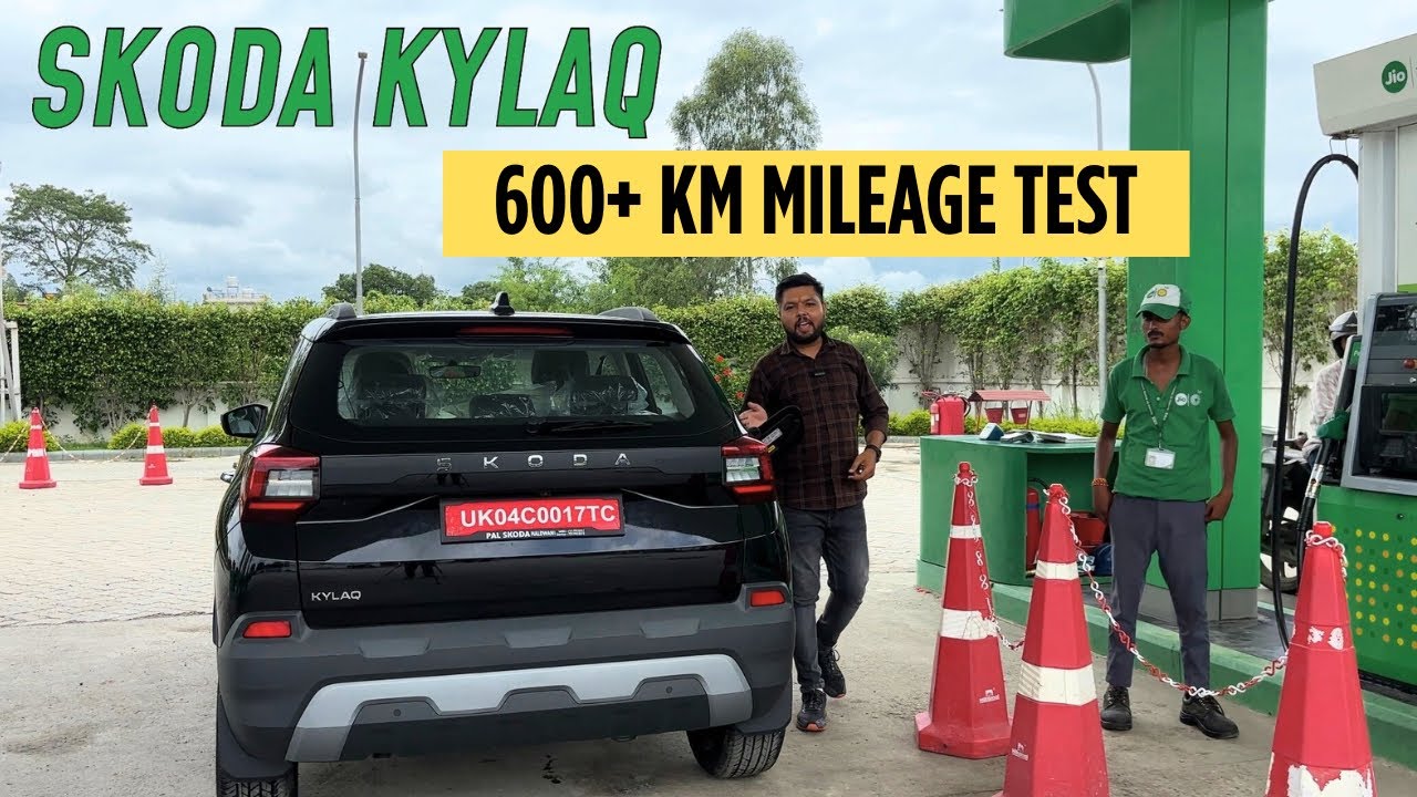 Skoda Kylaq Real Mileage Test | 600+ KM Tank-to-Tank Review