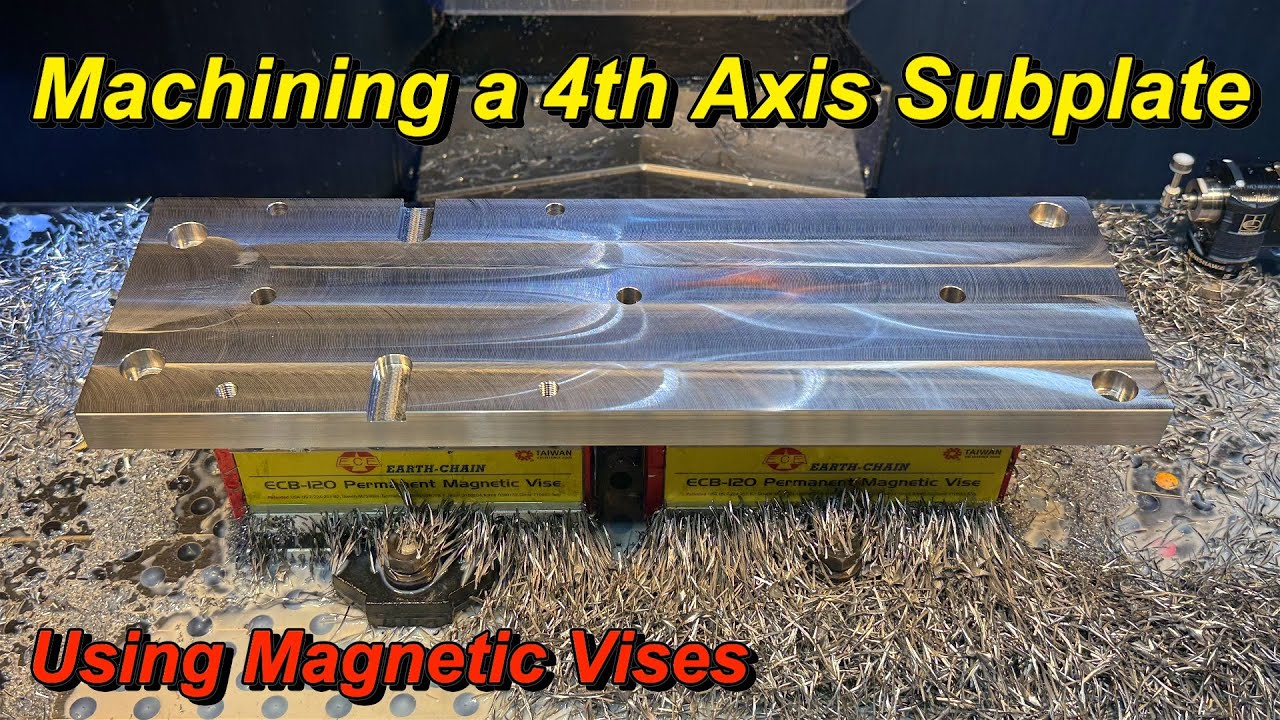 Machining a Sub Plate for the 4th Axis