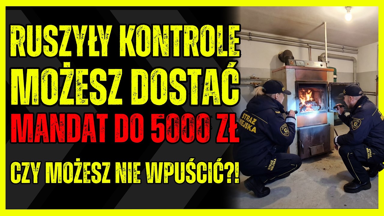 POTĘŻNE MANDATY za korzystanie z tzw. KOPCIUCHÓW | Sprawdzają czym ogrzewasz dom!