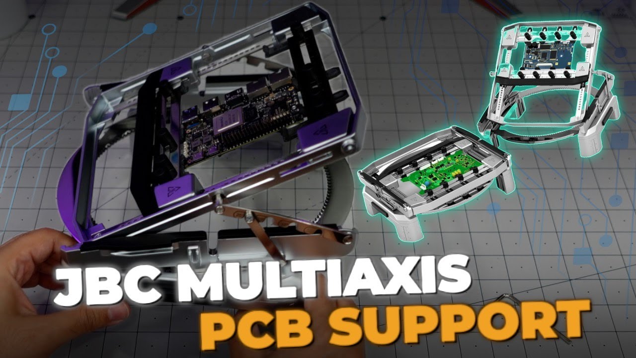 Is This The Best PCB Holder and Support For Soldering? | JBC PSS Multiaxis PCB Support