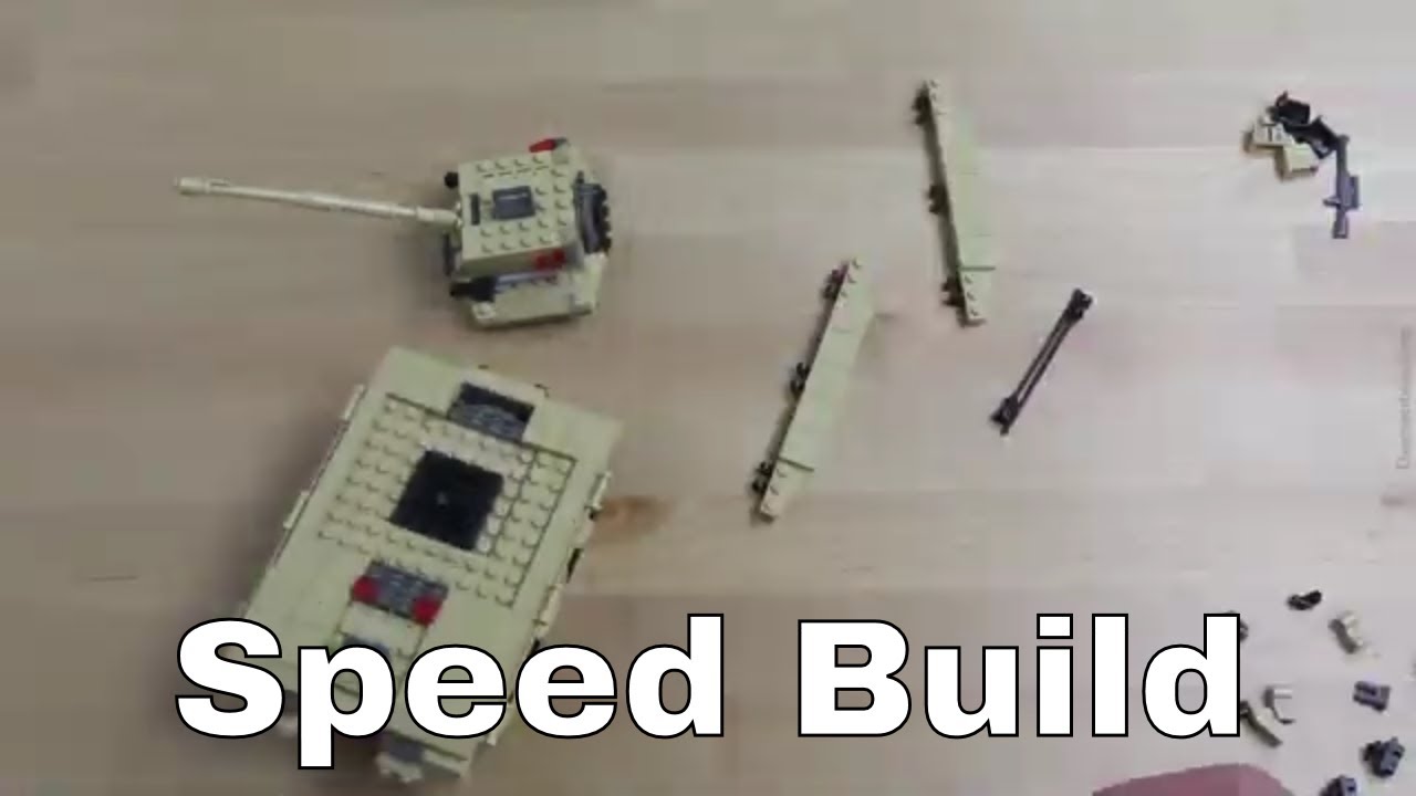 Speed Build des Jie Star Panzers 29010 (Military Tank)