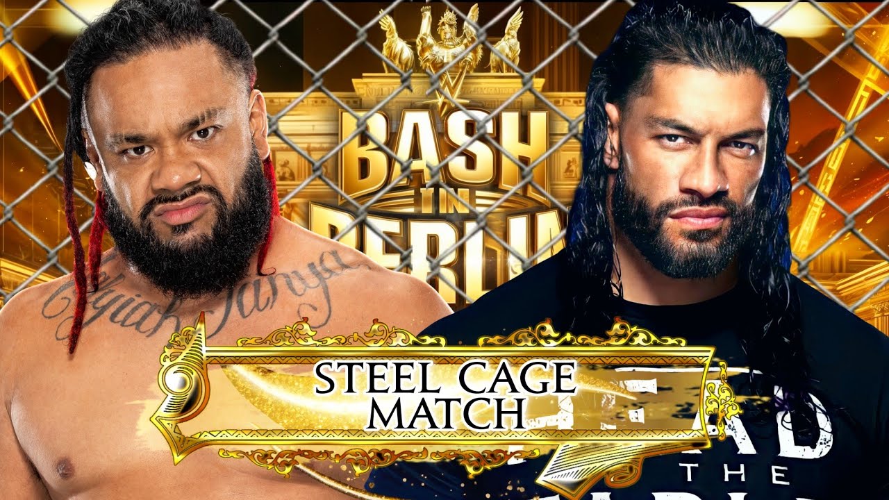 WWE 2K24 | Steel Cage Match - Jacob Fatu Vs Roman Reigns
