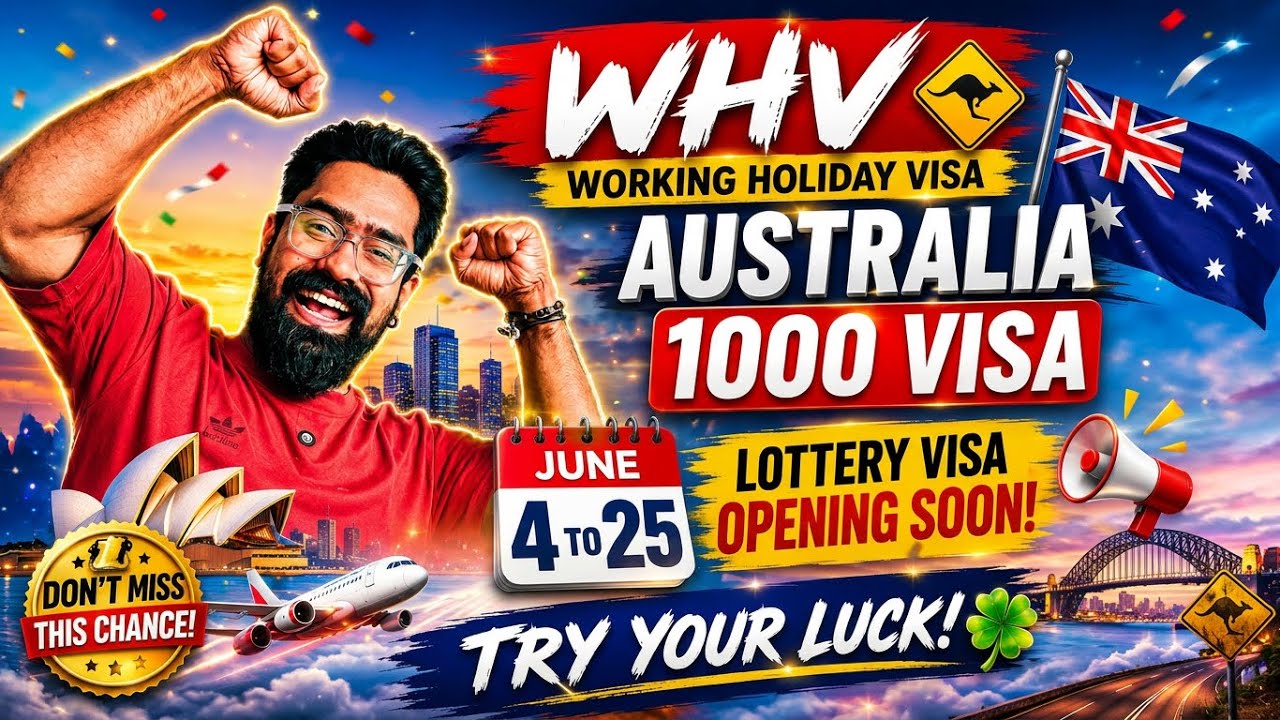 Happy News Australia 1000 Visa! Lottery Working Holiday Visa for India! Australia Malayalam 
