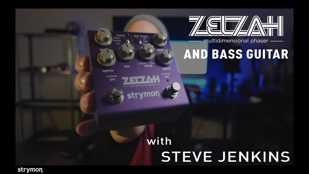 Using Strymon Zelzah On Bass Guitar | With Steve Jenkins
