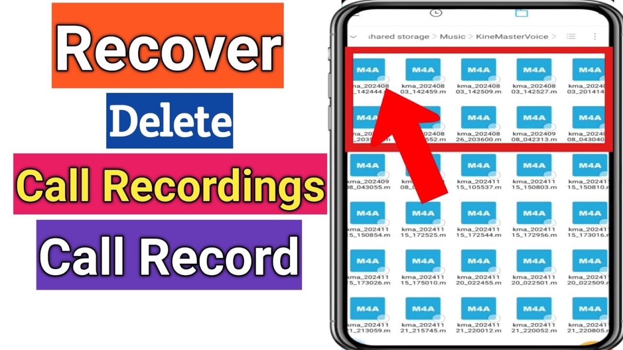 How To Recover Delete Call Recordings | Restore Call Record