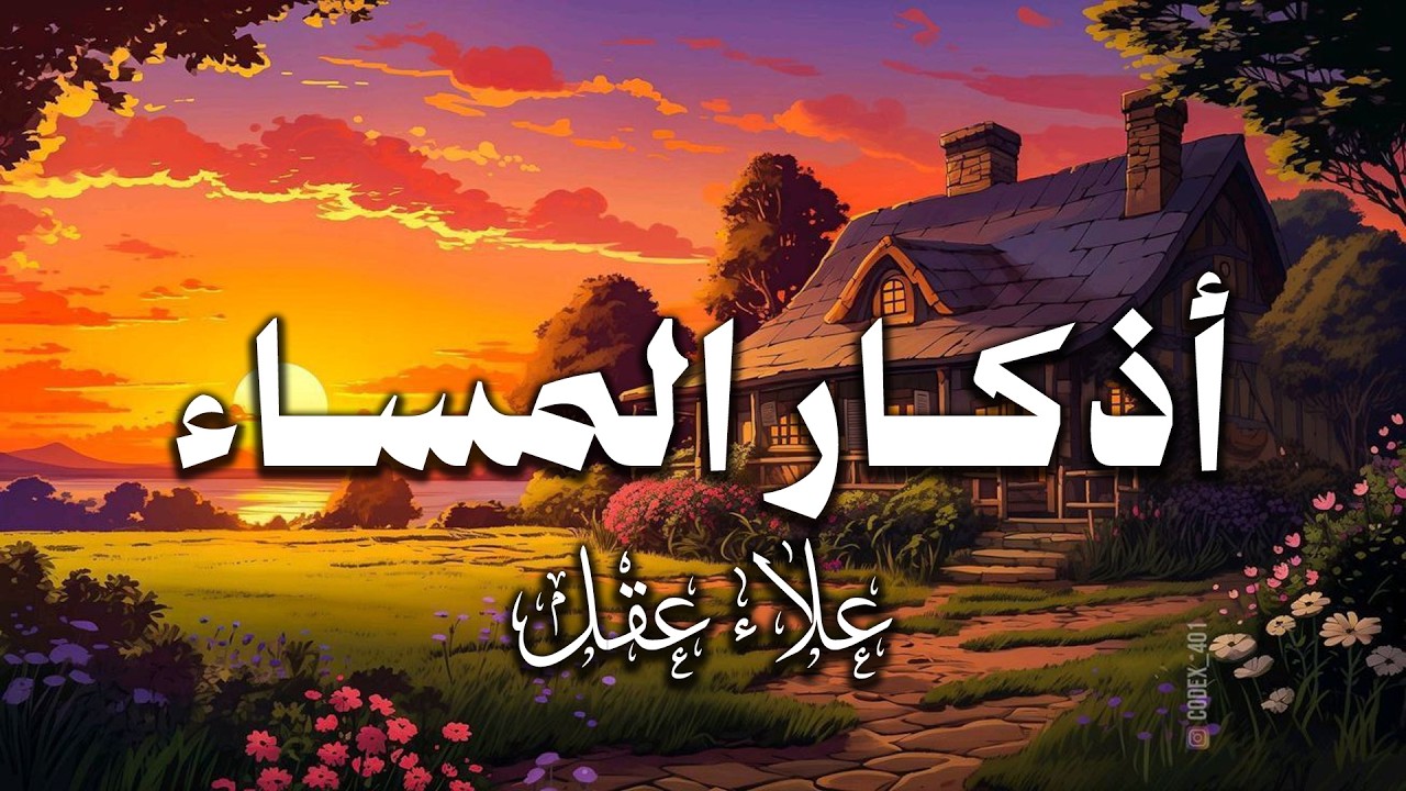 اذكار المساء راحه نفسيه بصوت يريح قلبك 💚 حصن نفسك وبيتك من الشيطان  | azkar evening  By Alaa Aqel