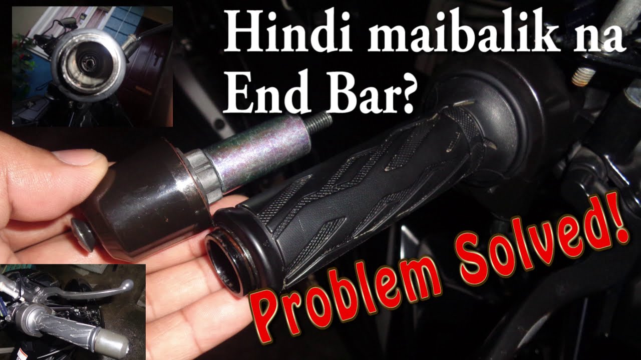 Handle Bar Ends-How to Install on Motorcycle | Di Maibalik na Handle Bar Ends Solved