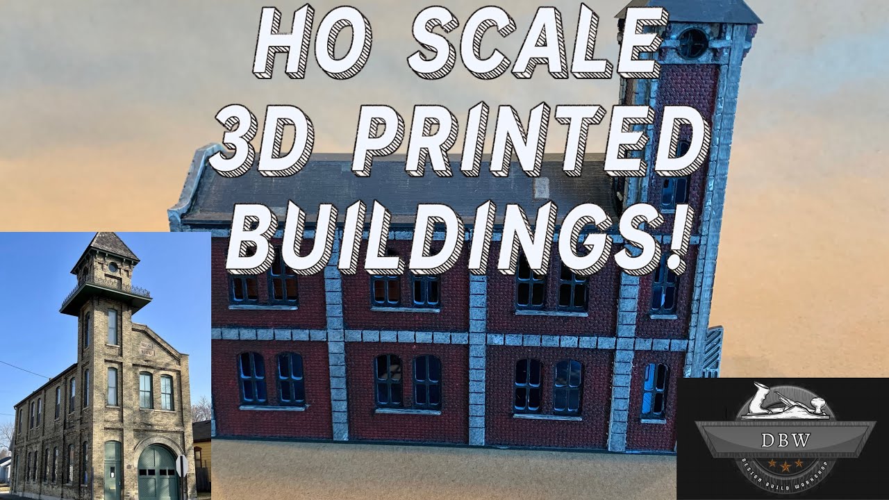 Designing and 3D Printing a Custom HO Scale Building