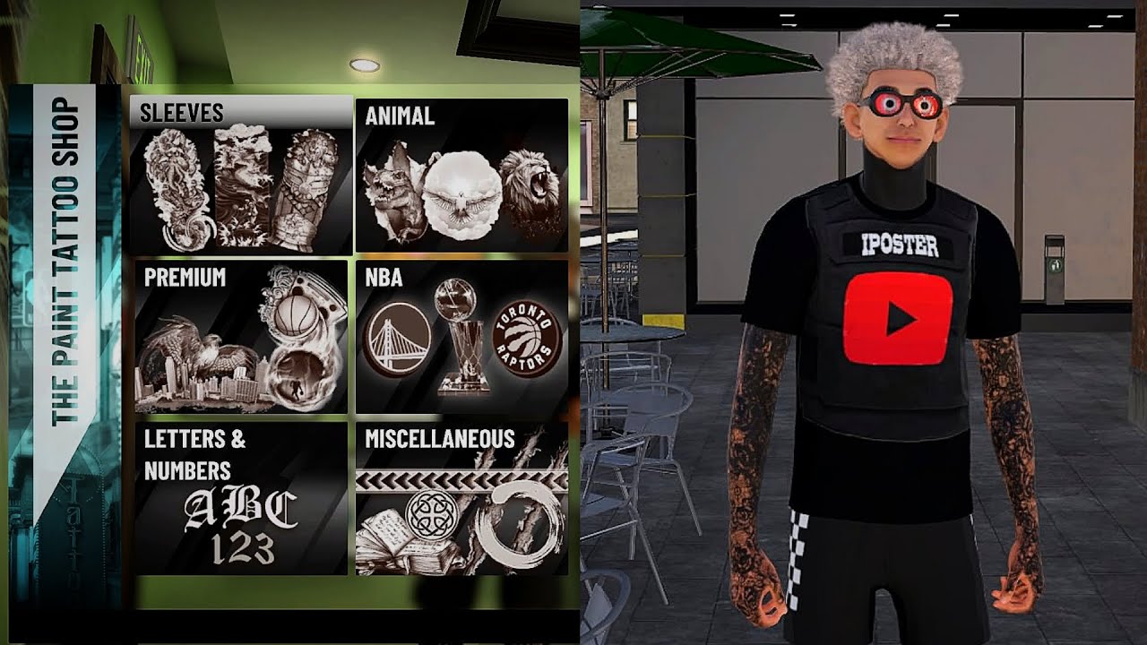 The Most Goated Comp Tattoos Everyone Should Know About | Best Tattoo Tutorial NBA 2K20