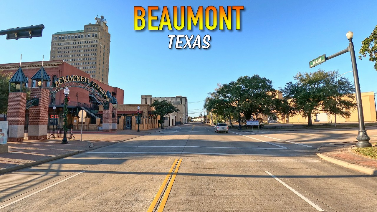 Beaumont Texas Driving Through