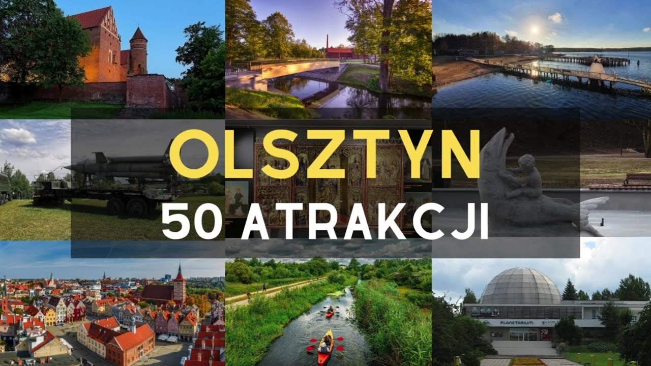 50 atrakcji turystycznych Olsztyna 🗺️ Co warto zobaczyć w Olsztynie? 🔎