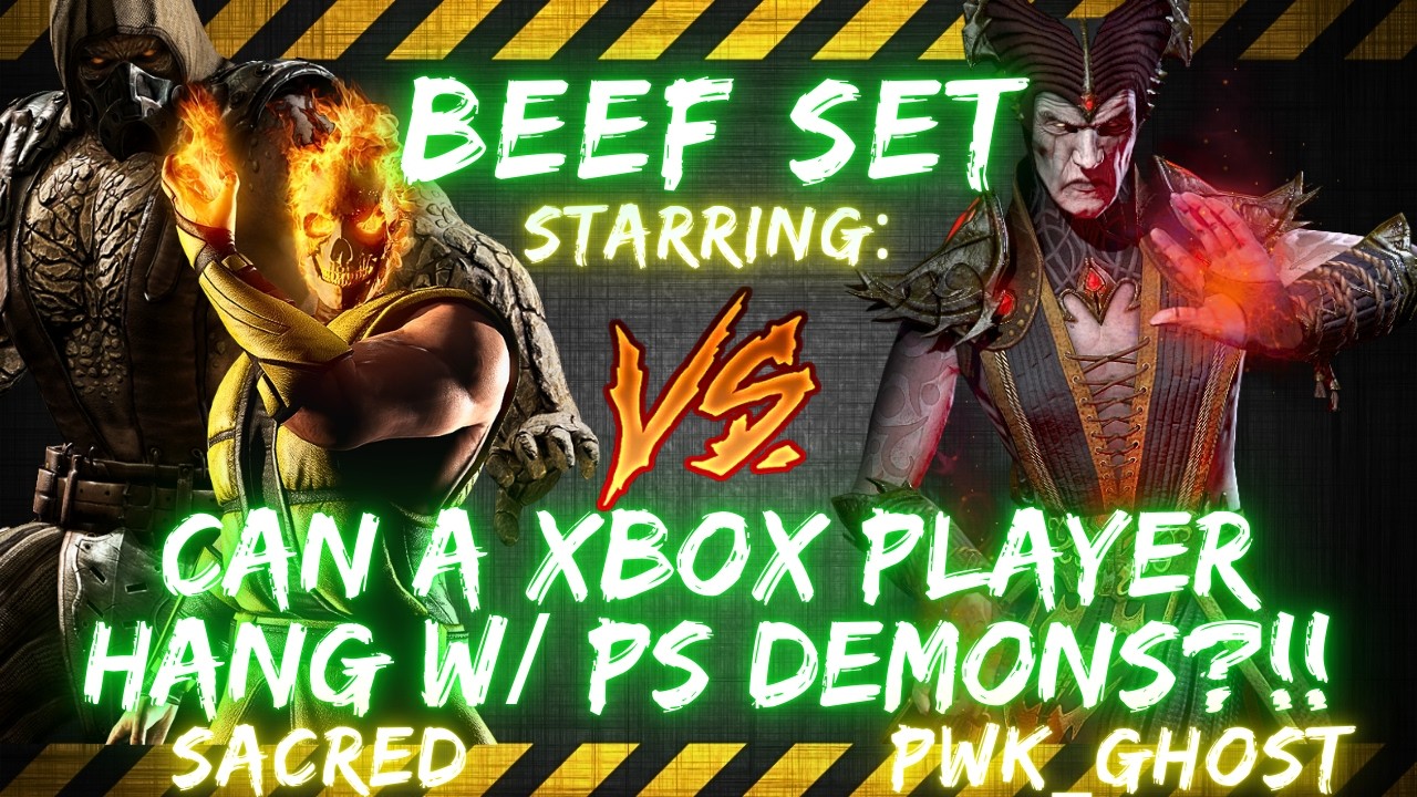 BEEF SET ft. Sacred vs PwK_Ghost | CAN A XBOX PLAYER HANG W/ PS DEMONS?!! 🎤👀🔥😱