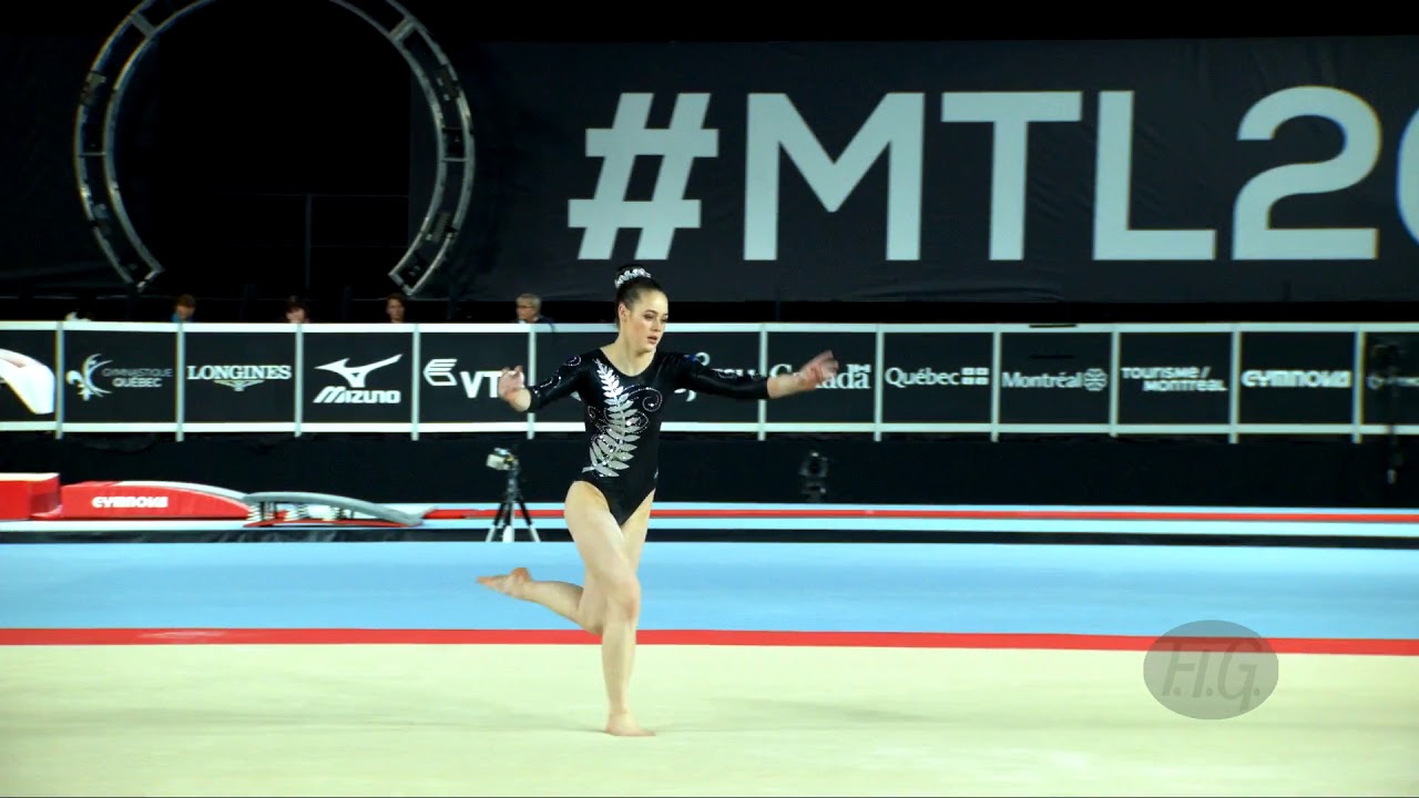 BRETT Isabella (NZL) - 2017 Artistic Worlds, Montréal (CAN) - Qualifications Floor Exercise