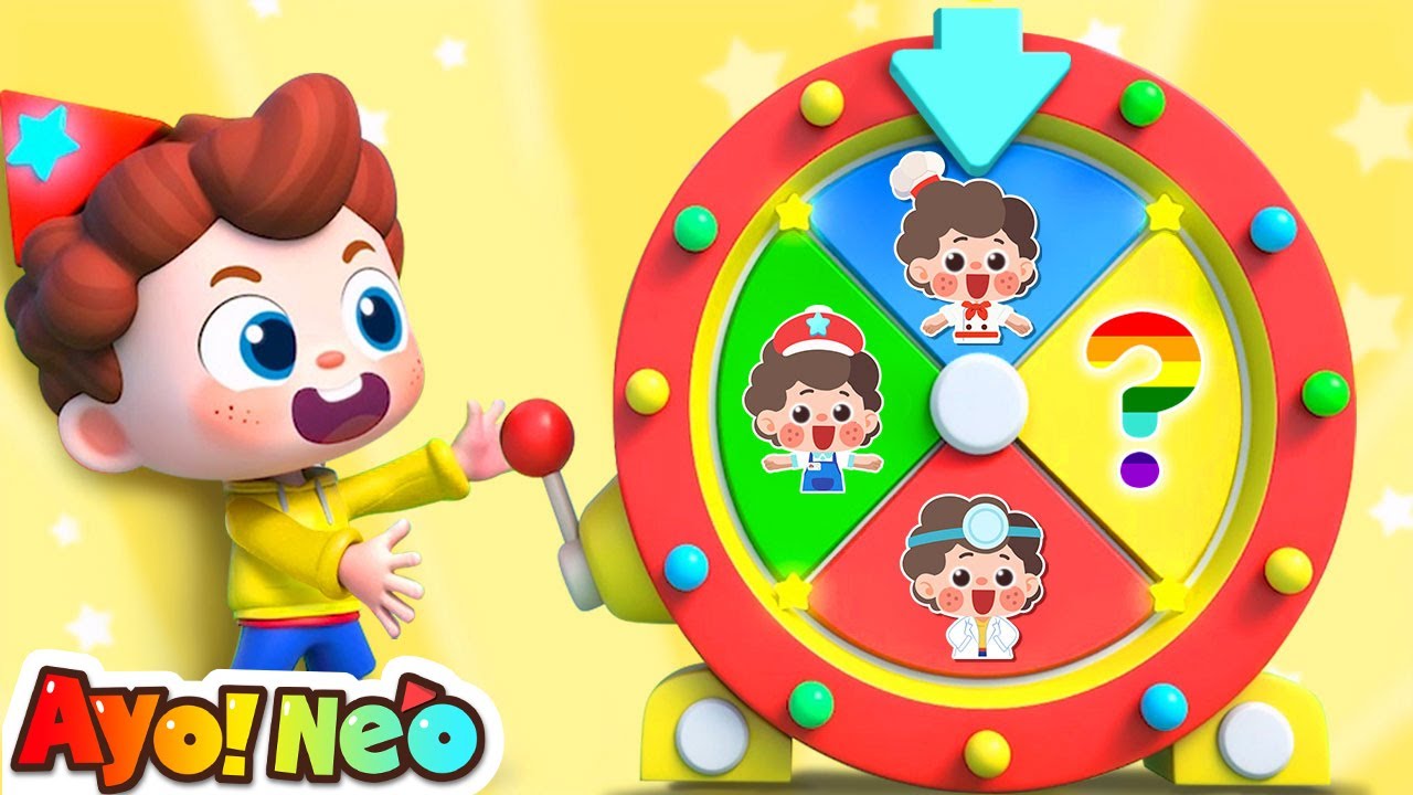 Putar, putar! Profesi apa ya? | Lagu Seru | Lagu Anak-anak | Ayo！Neo | Yes！Neo Bahasa Indonesia