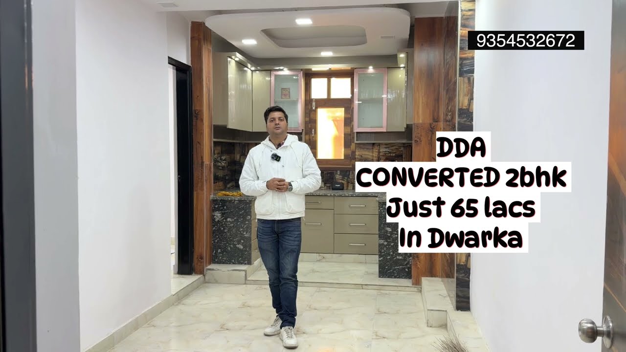 DDA CONVERTED 2bhk just 65 lacs in Dwarka Delhi #dwarkahomes #dda #property 