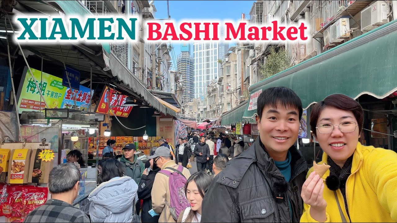 🔴 Fujian XIAMEN Bashi Market 八市 | Coba Leluhur Martabak Manis / Hoklopan