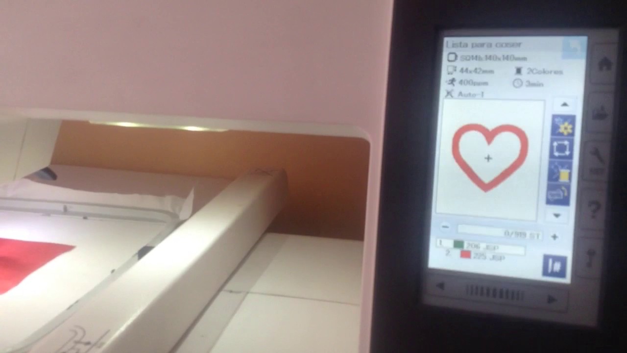 Técnica de aplique para bordadora Janome Mc 500