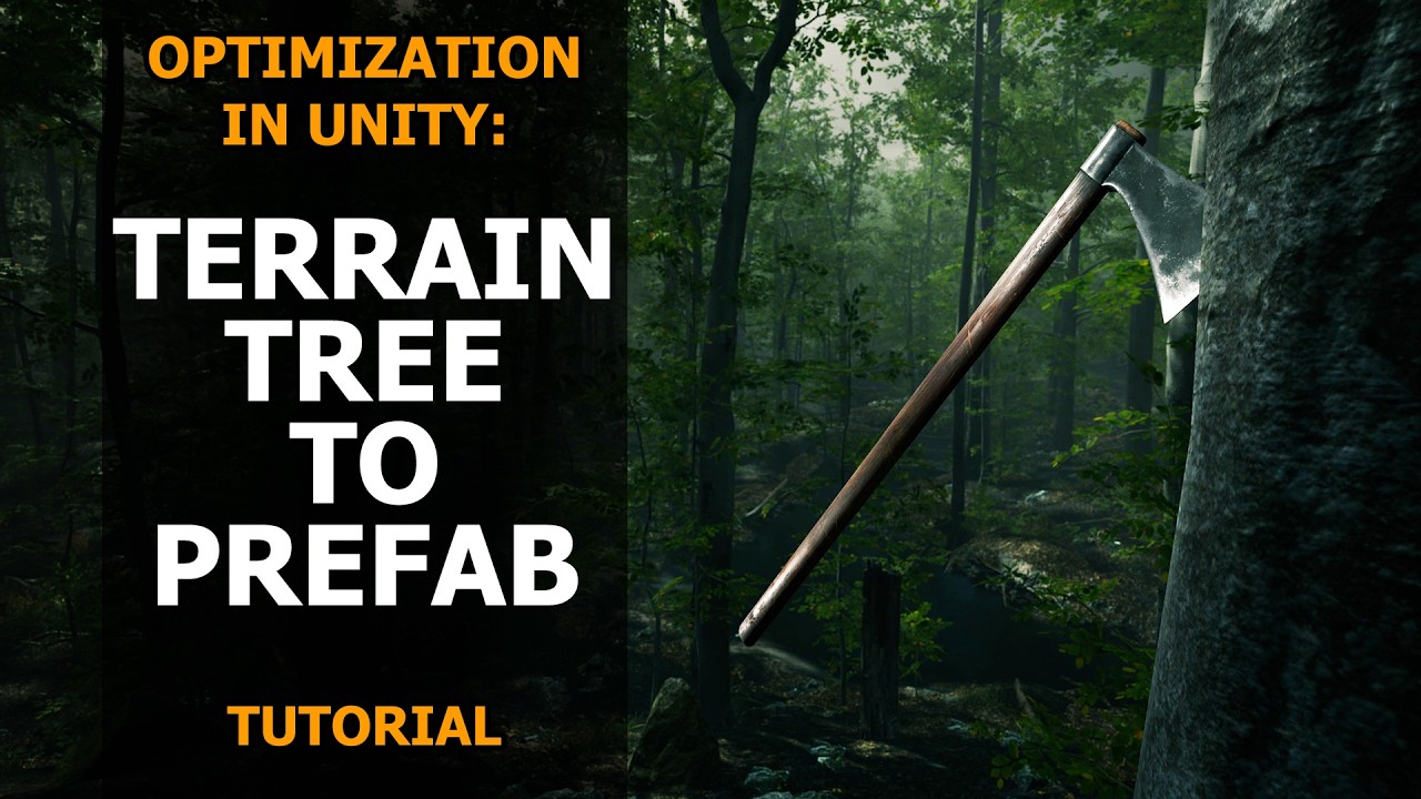 How to Replace Unity Terrain Trees with Prefabs | Tutorial | Unity |