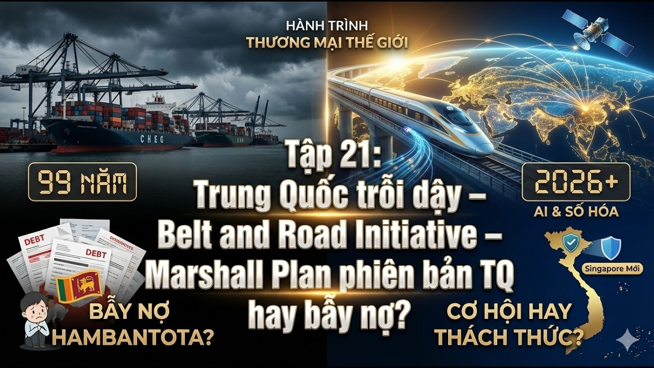 Tập 21: Trung Quốc trỗi dậy – Belt and Road Initiative – Marshall Plan phiên bản TQ hay bẫy nợ?