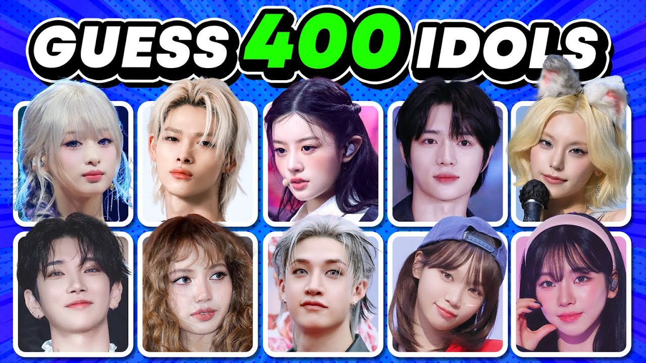 GUESS 400 KPOP IDOLS in 3 seconds 🥵🤯 | KPOP QUIZ INSIDER