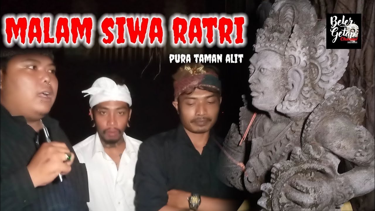 Jam 12 malam!! di Telaga suci yang dipercaya ada ,sosok buaya putih dan bidadari