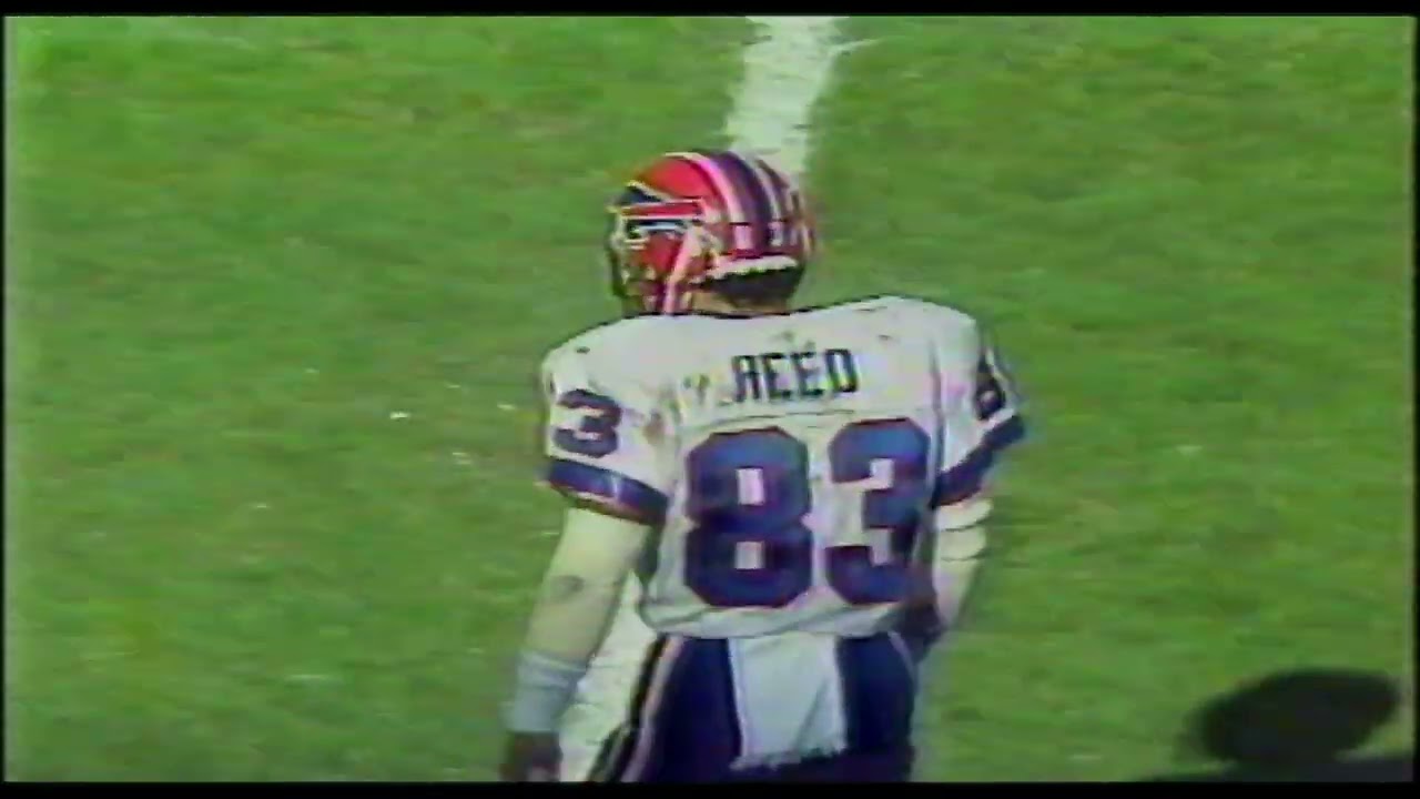 Andre Reed 1st Career 100 yd Receiving Game December 1, 1985