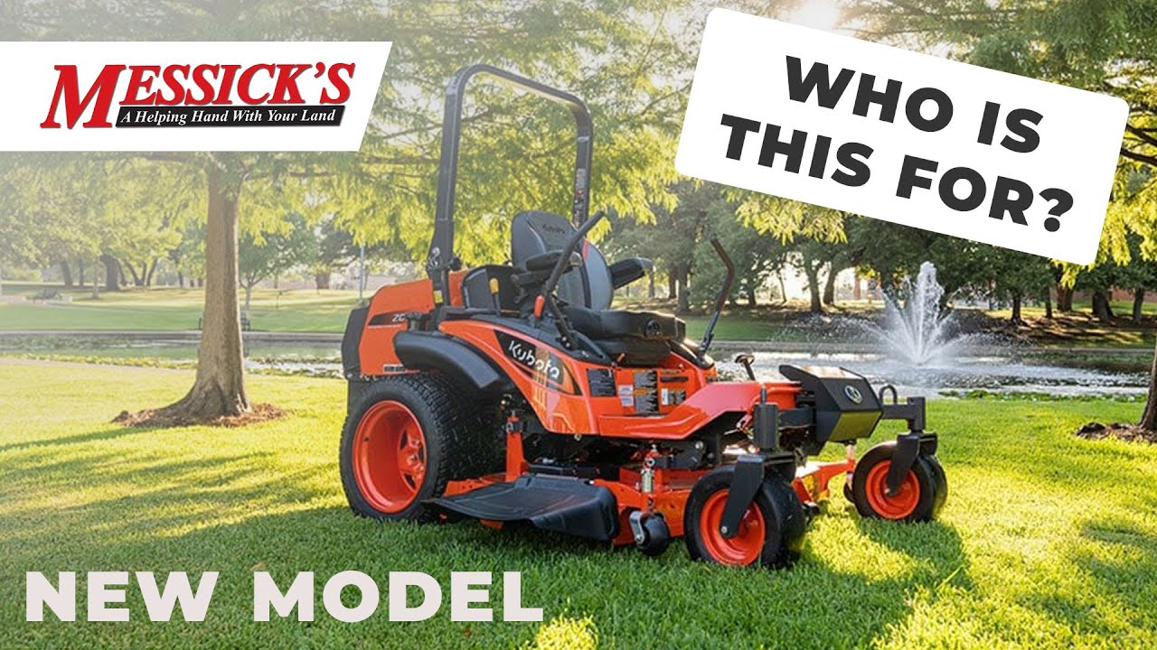Kubota's kinda insane $27,000 zero turn mower | ZD1611