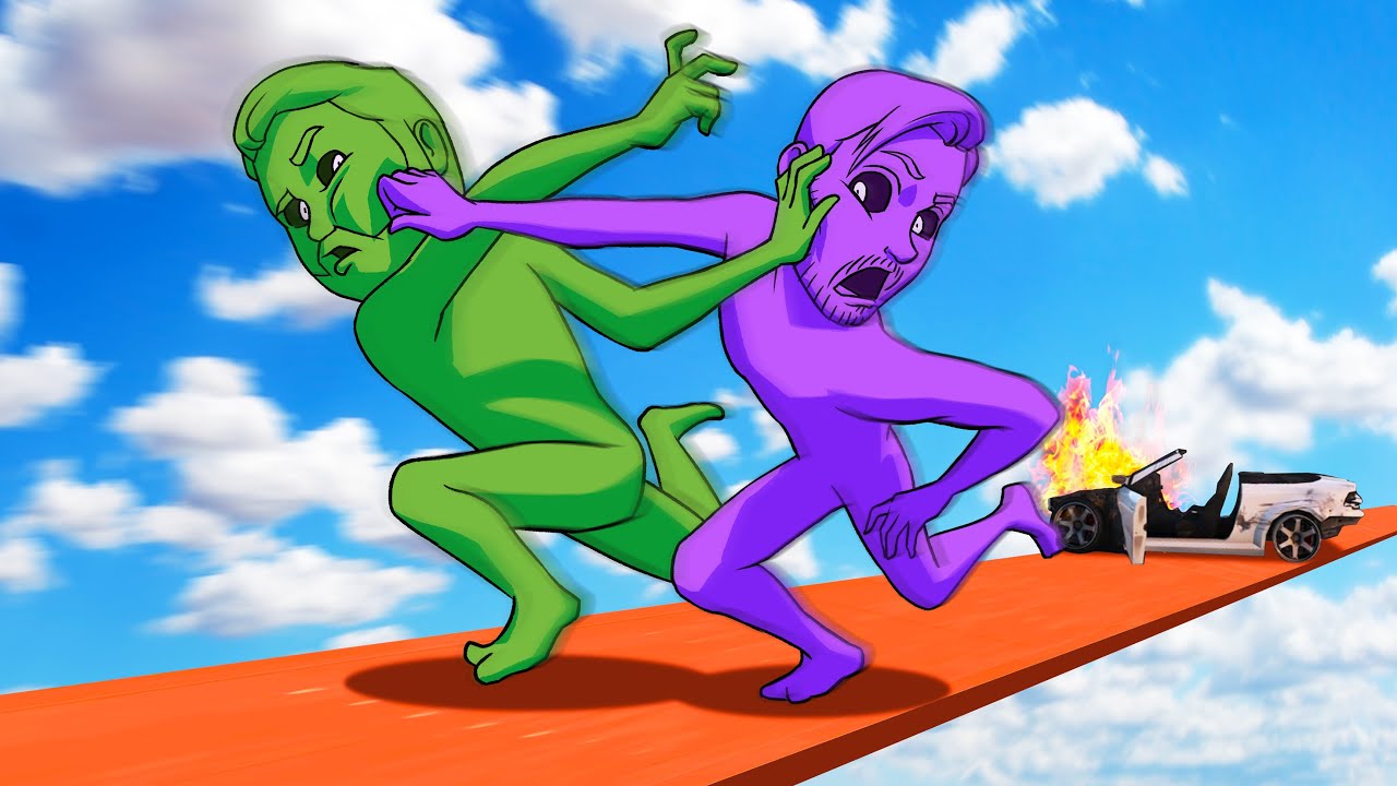 Green Vs Purple Gang Battle! | GTA5