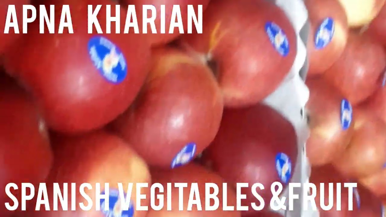 APNA KHARIAN, THIS IS SPANISH  VEGETABLES AND FRUIT MARKET ,BEST QUALITY ,EXPORT ALL THE EUROPE.