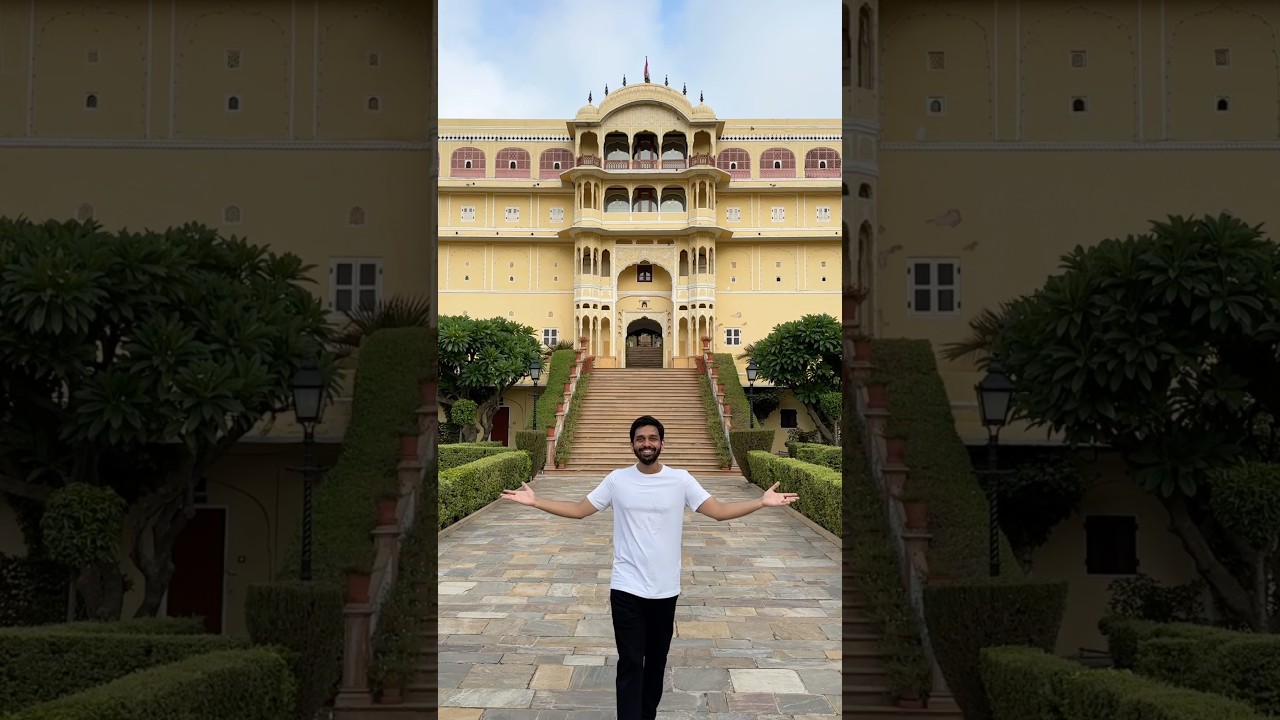 Imagine living in a 500-year old palace😍👑#jaipur #rajasthan #royalpalace #rajashthanroyals