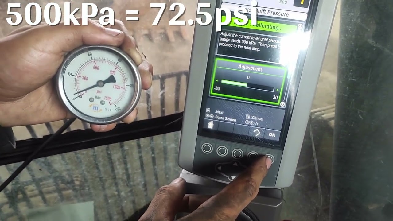Caterpillar 320D2L con sistema hidráulico lento por falla en PRV PowerShift PARTE 5
