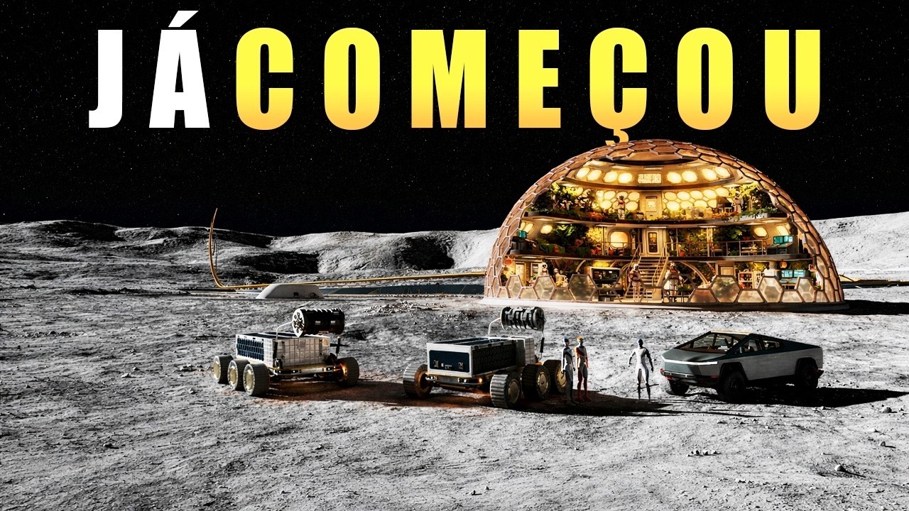 A SpaceX Já Começou a Construir uma CIDADE na Lua (E Ninguém Está Prestando Atenção)
