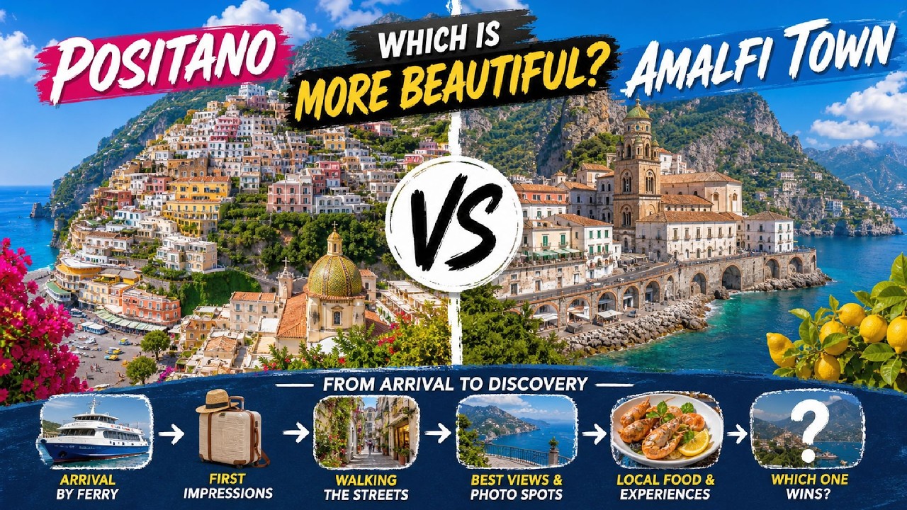 Positano or Amalfi, wich is more beautiful? Short guide. #positano #amalfi