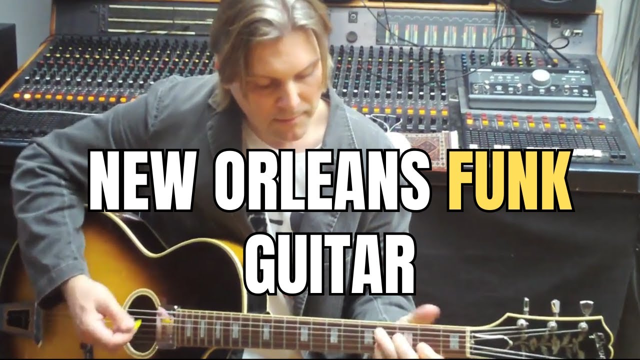 Базовые фанк-аккорды на гитаре Шейна Териота (смешивание риффов и ритмов)