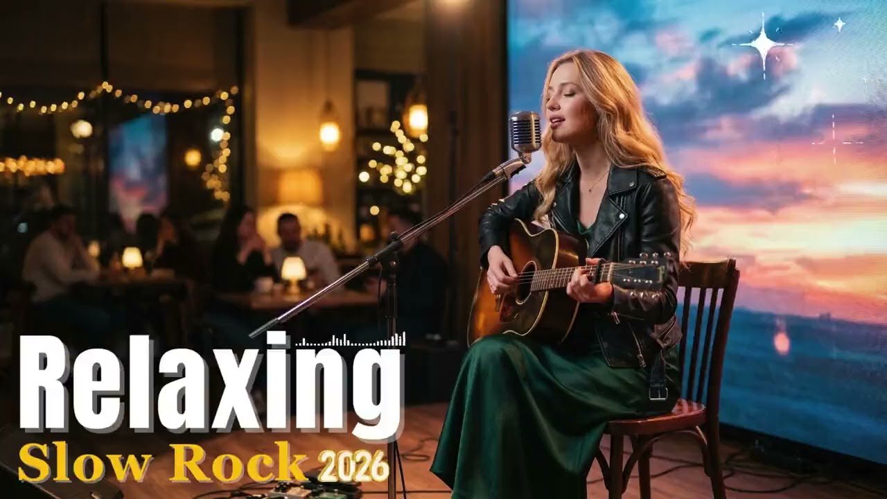 Dreaming Under the Fading Sky – Soft Rock Relaxing Music for Sleep, Study & Night Drive