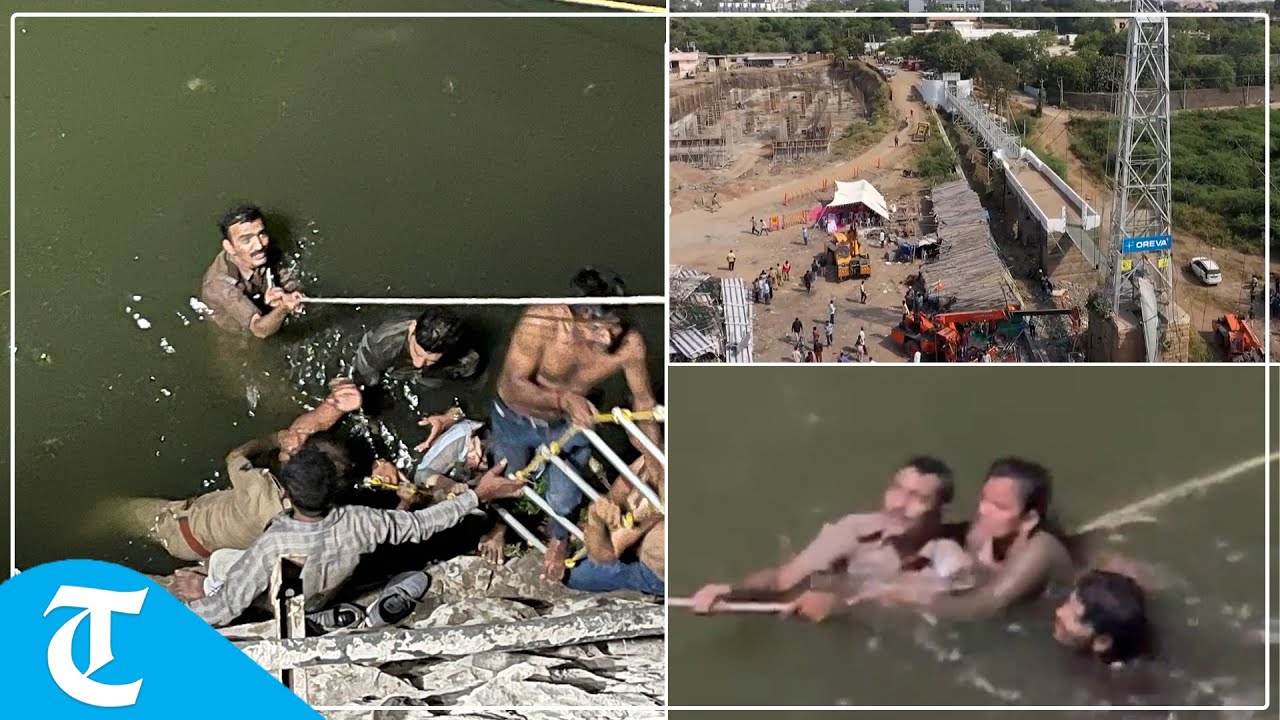 Daring rescue of Morbi bridge collapse survivors by a Gujarat police officer