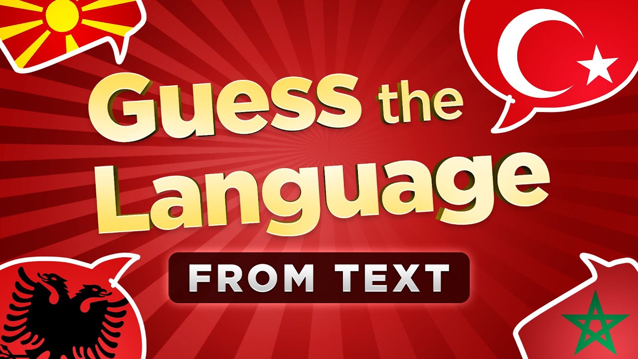 Guess the Language (From Text) #3 | Multiple Choice Quiz!
