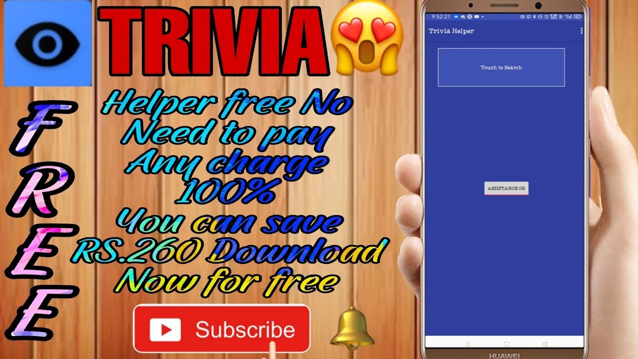 How To Download Trivia Helper For Free |How To Use & Best Setting And How To Set Question 100% conf