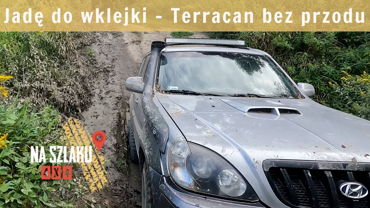 Jadę do wklejki - Terracan stracił napęd na przód