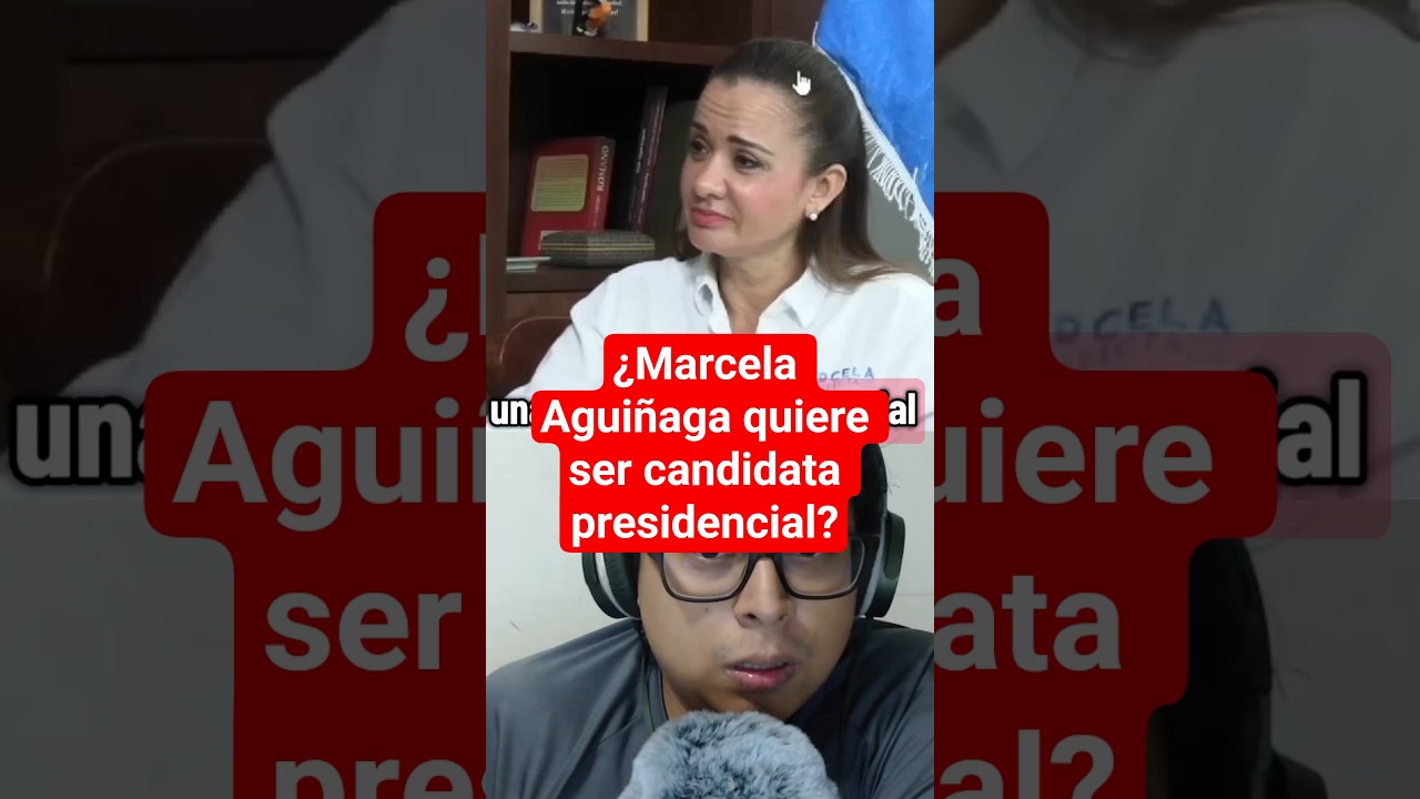 &iquest;Marcela Agui&ntilde;aga quiere ser candidata presidencial?
