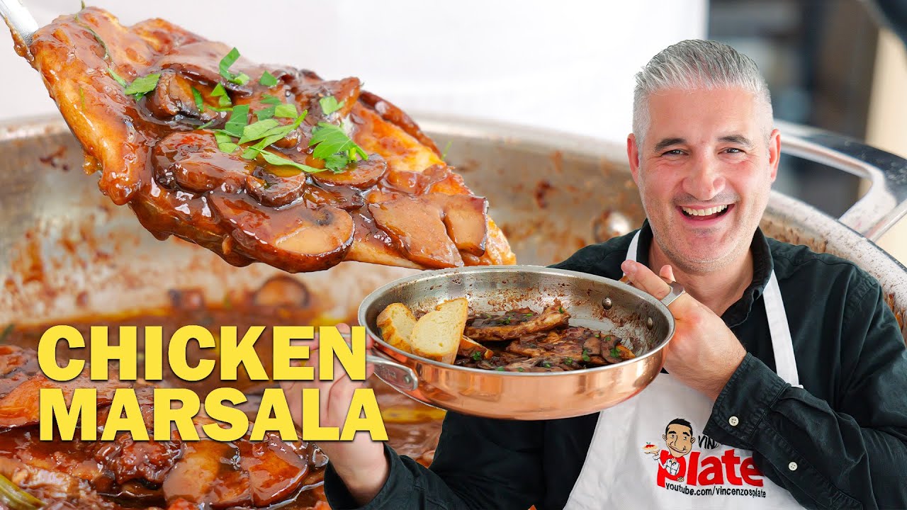 How to Make CHICKEN MARSALA Recipe The Original Way