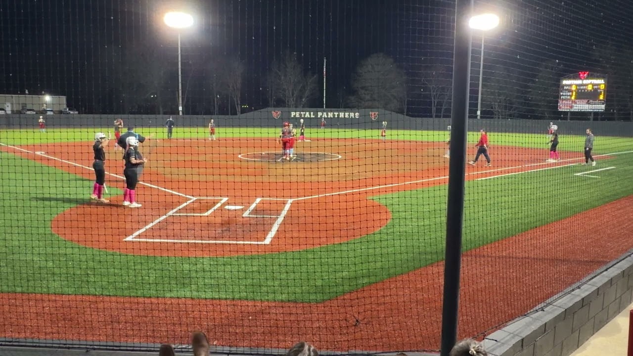 South Jones Varsity vs Petal Varsity 02/27/26 Bottom of the 1st inning 